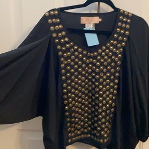 Vintage black embroidered shirt!